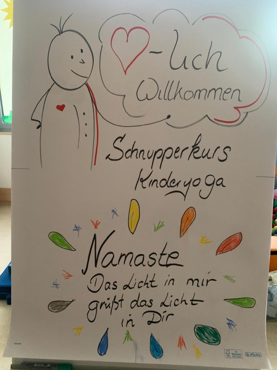 Herzlich willkommen zum Schnupperkurs Kinderyoga